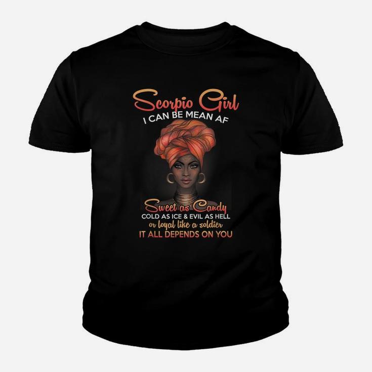 Scorpio Queens Are Born In October 23 - November 21 Youth T-shirt