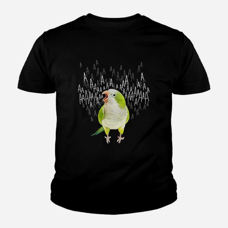Screaming Green Quaker Parrot Youth T-shirt