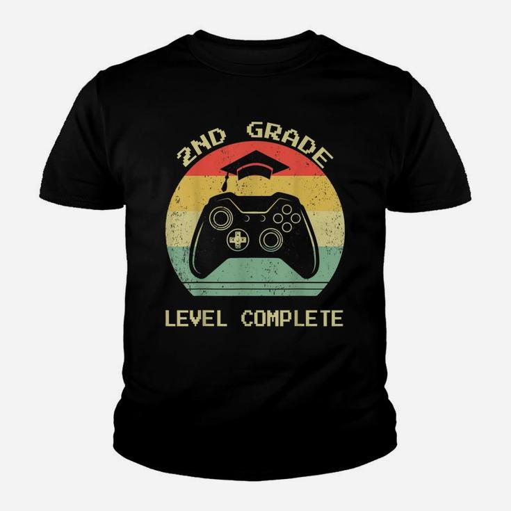 Second 2Nd Grade Graduation Level Complete Video Gamer Gift Youth T-shirt