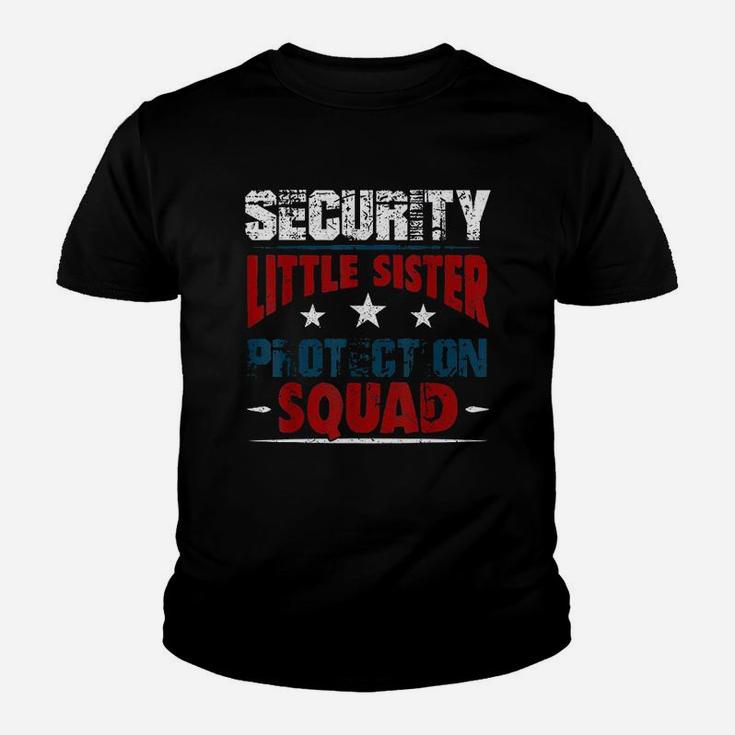 Security Little Sister Protection Squad Youth T-shirt