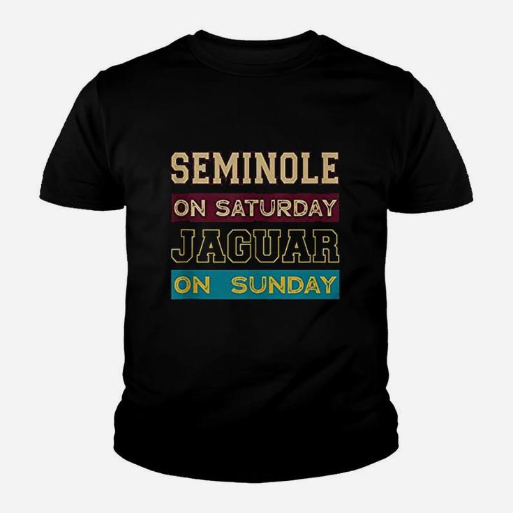 Seminole On Saturday On Sunday Jacksonville Youth T-shirt