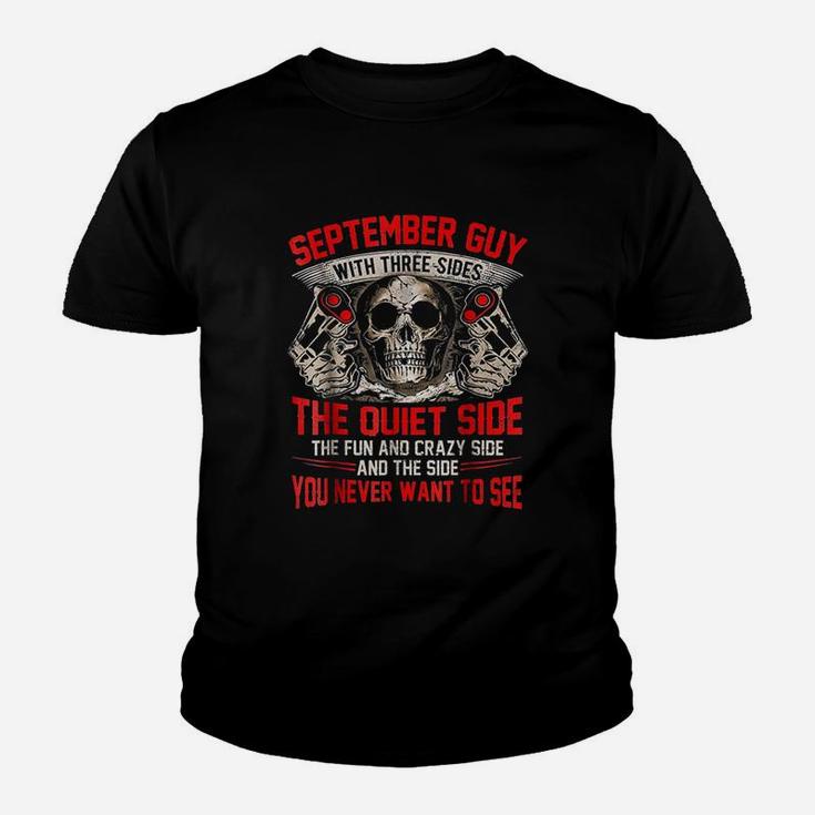 September Guy With Three Sides Youth T-shirt