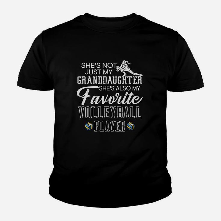 She Is Not Just My Granddaughter Favorite Volleyball Player Youth T-shirt
