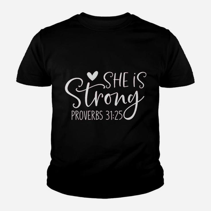 She Is Strong Youth T-shirt