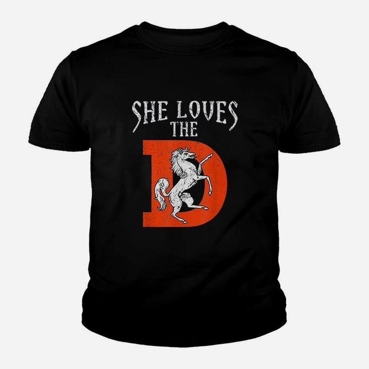 She Loves The D Youth T-shirt