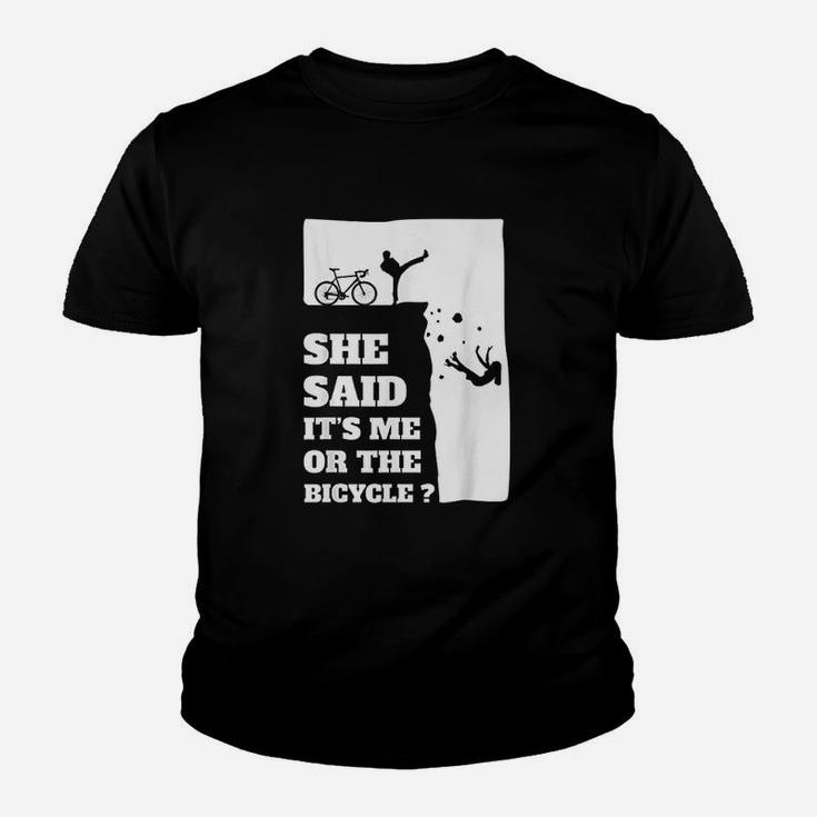 She Said Its Me Or The Bicycle Youth T-shirt