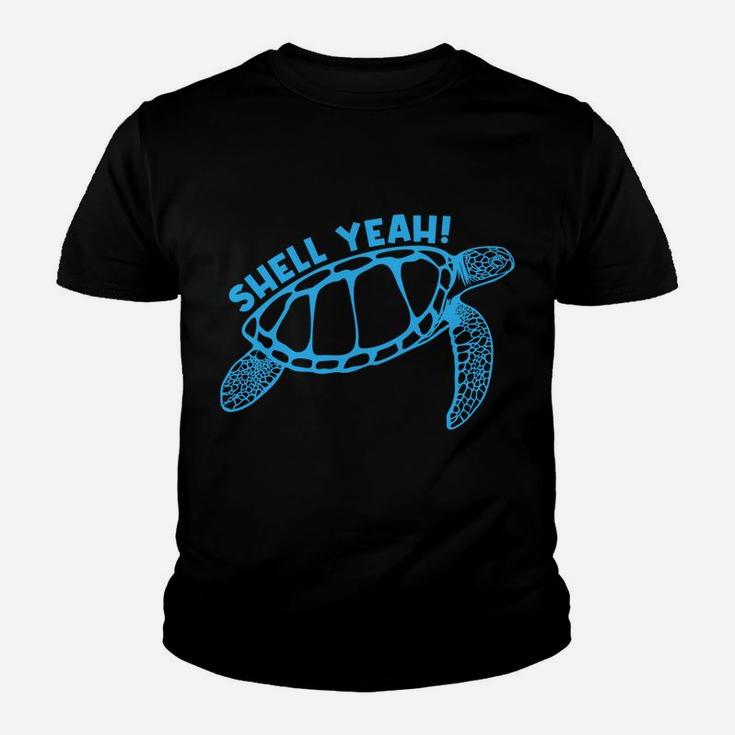 Shell Yeah Cute Tortoise Lover Gift Marine Animal Turtle Sea Youth T-shirt