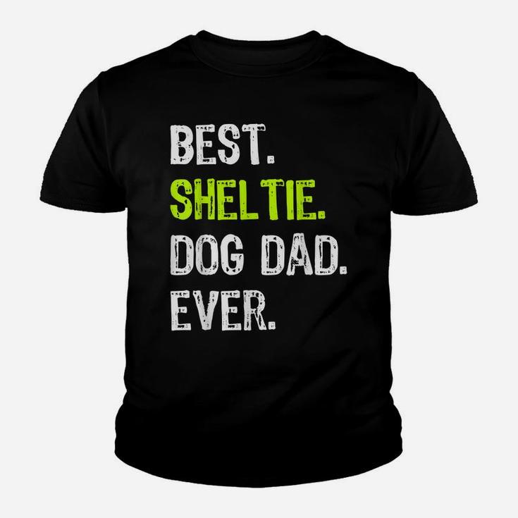Sheltie Dog Dad Fathers Day Dog Lovers Youth T-shirt