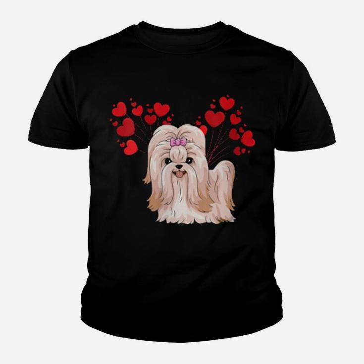 Shih Tzu Valentines Day Youth T-shirt