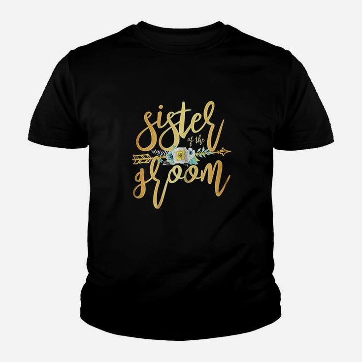 Sister Of The Groom Newly Wed Apparel Wedding Party Youth T-shirt