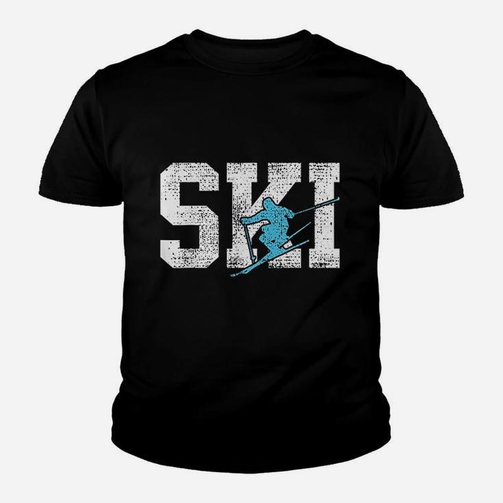 Ski Skiing Winter Vacation Youth T-shirt