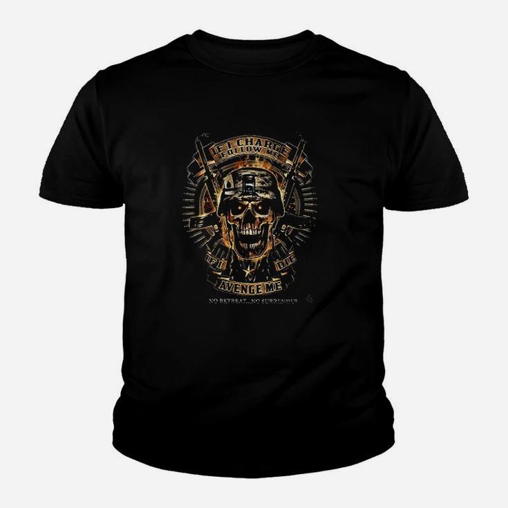 Skull Of Doom Avenge Me Youth T-shirt