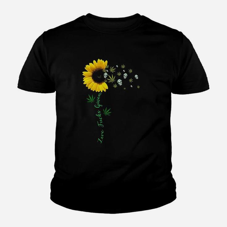 Skull Sunflower Youth T-shirt