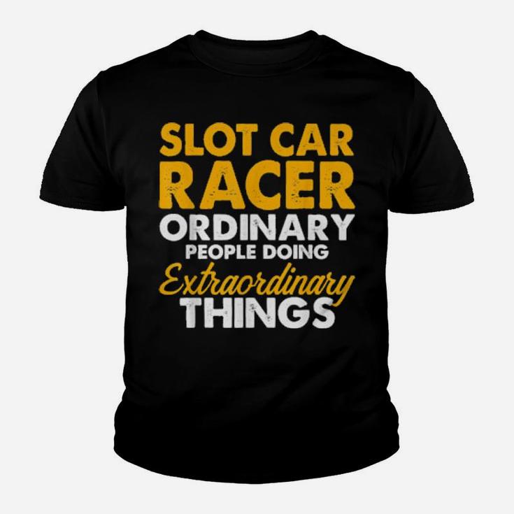 Slot Car Racing Extra Race Track Racer Youth T-shirt