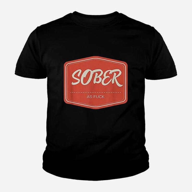 Sober As Label Retro Vintage Men Women Gift Youth T-shirt