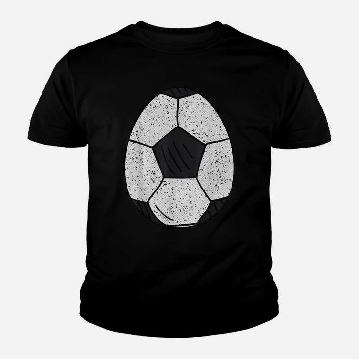 Soccer Ball Happy Easter Egg Cute Hunting Sport Lover Youth T-shirt
