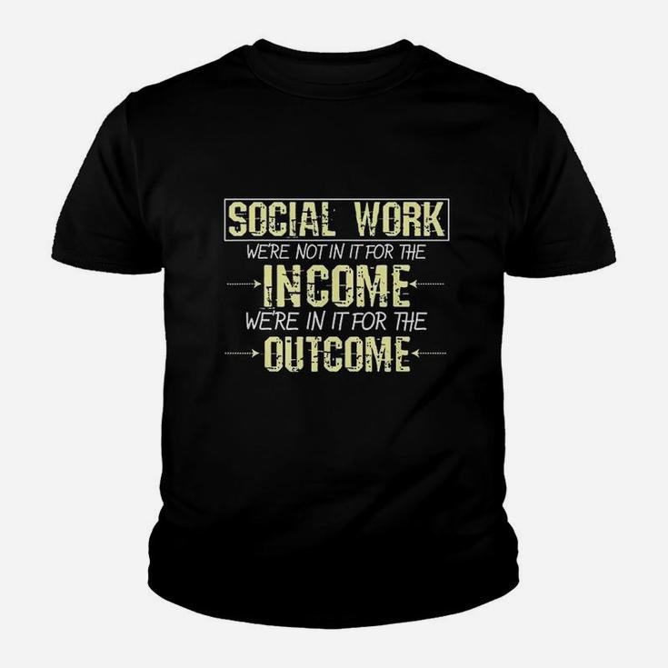 Social Worker For The Outcome Social Work Graduates Gift Youth T-shirt