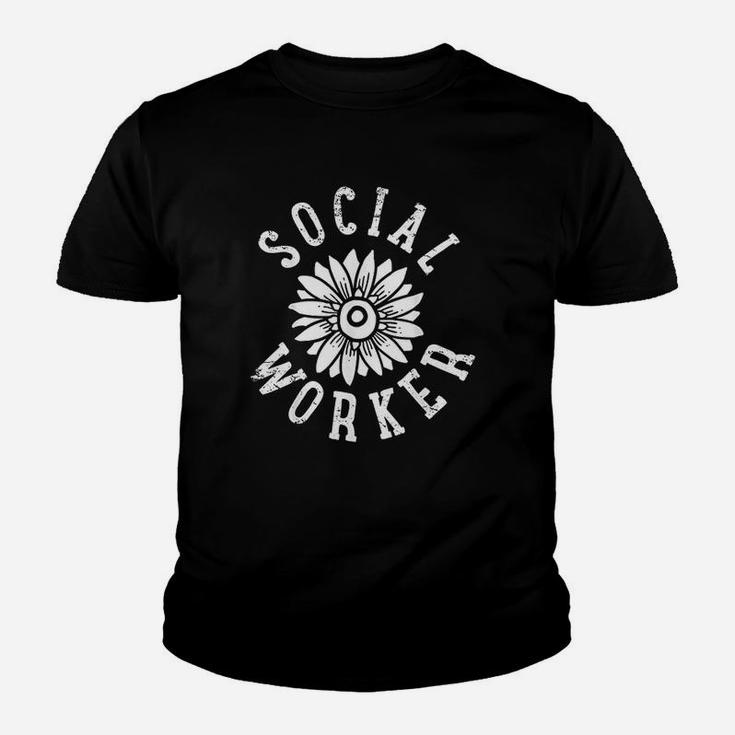 Social Worker Social Work Vintage Gift Youth T-shirt