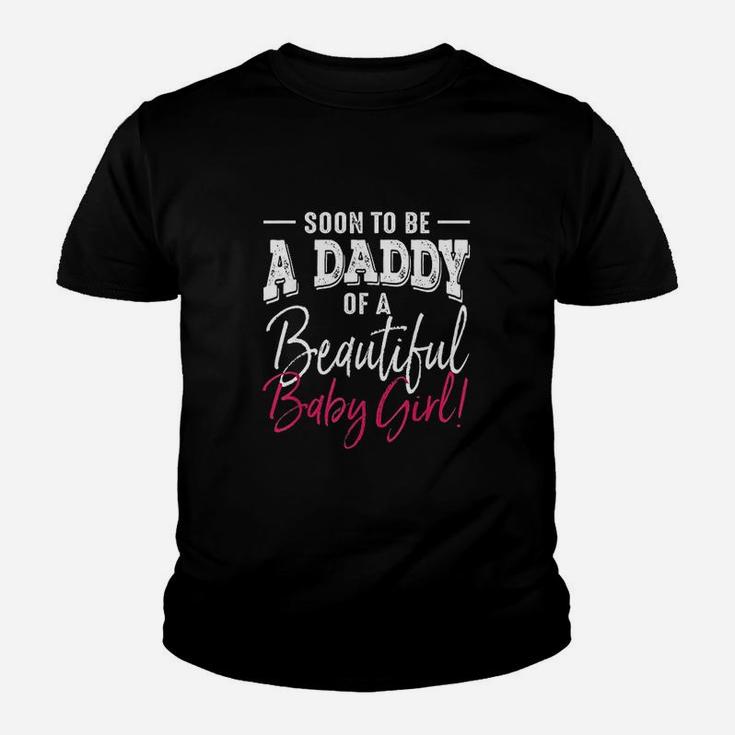 Soon To Be A Daddy Baby Girl Youth T-shirt