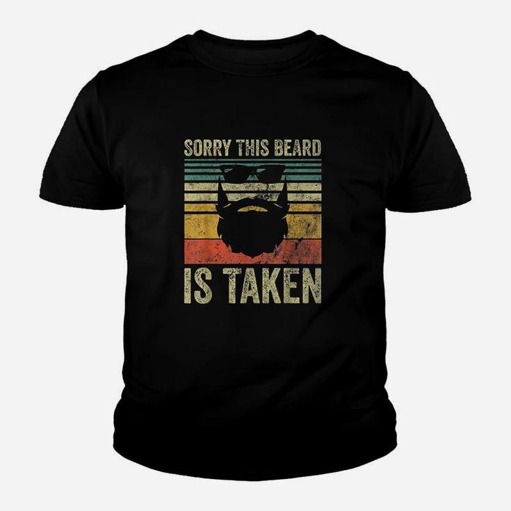 Sorry This Beard Is Taken Funny Valentines Day Gift Youth T-shirt