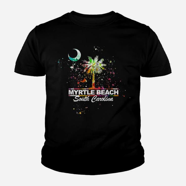 South Carolina Myrtle Beach Sc Flag Graphic Design Sweatshirt Youth T-shirt
