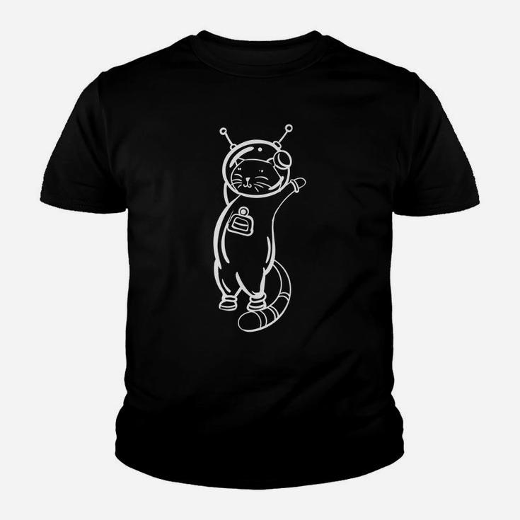 Space Cat Kitty Lovers Mars Jam Alien Gifs Funny Cat T Shirt Youth T-shirt