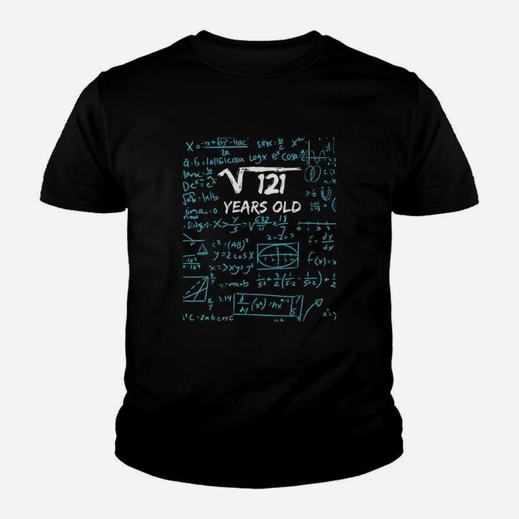 Square Root Of 121 11Th Birthday 11 Years Old Youth T-shirt
