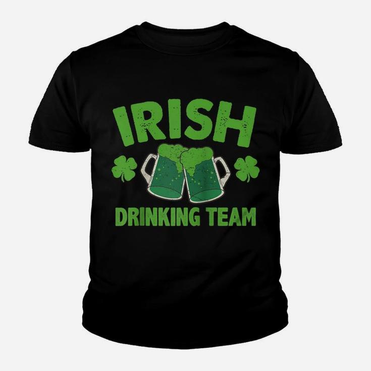 St Patrick Day Irish Drinking Team Love Ireland Funny Party Raglan Baseball Tee Youth T-shirt