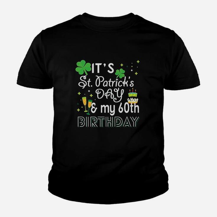 St Patricks Day 60Th Birthday Party Gift Men Women Paddys Youth T-shirt
