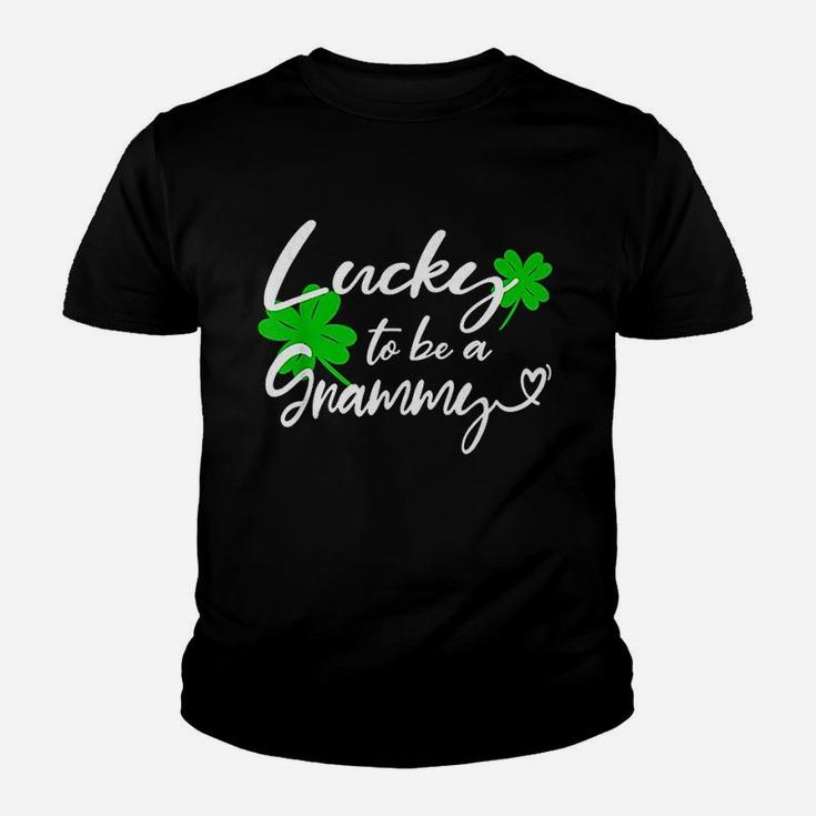 St Patricks Day Funny Gifts Lucky To Be A Grammy Youth T-shirt