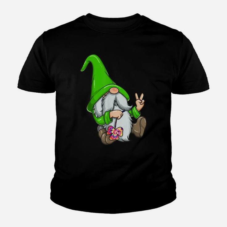 St Patricks Day Hippie Gnome Rainbow Shamrock Clover Gift Youth T-shirt