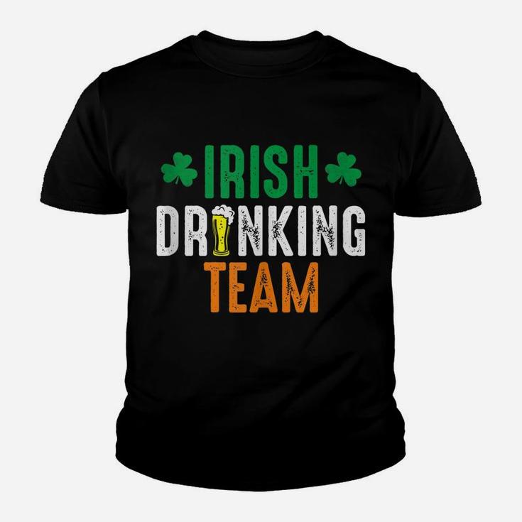 St Patrick's Irish Beer Drinking Team Ireland Flag Clover Youth T-shirt