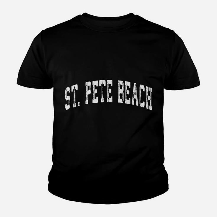 St Pete Beach Florida Vintage Nautical Crossed Oars Youth T-shirt