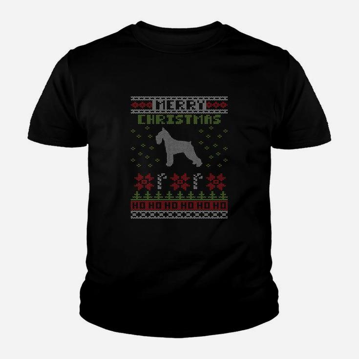 Standard Schnauzer Dog Ugly Christmas Sweater Sweatshirt Youth T-shirt