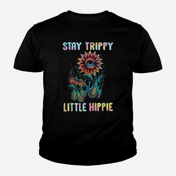 Stay Trippy Little Hippie Flower Colorful Retro Vintage Youth T-shirt