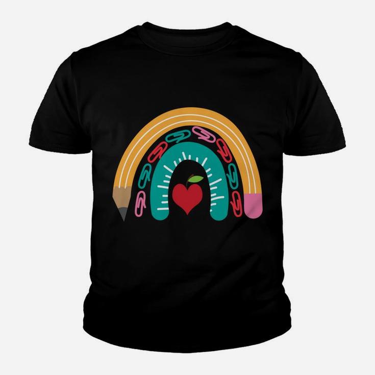 Stem Teacher, Funny Boho Rainbow For Teachers Youth T-shirt