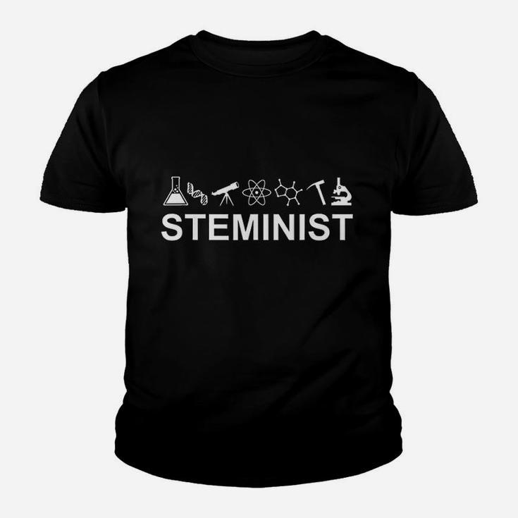 Steminist Scientist For A Science March Or Rally  Youth T-shirt