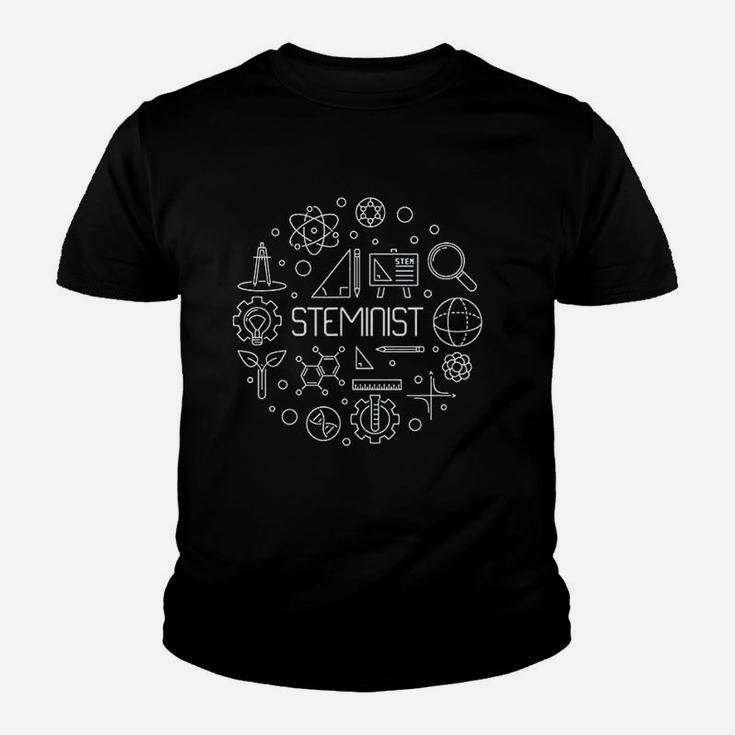 Steminist Stem Scientist Youth T-shirt