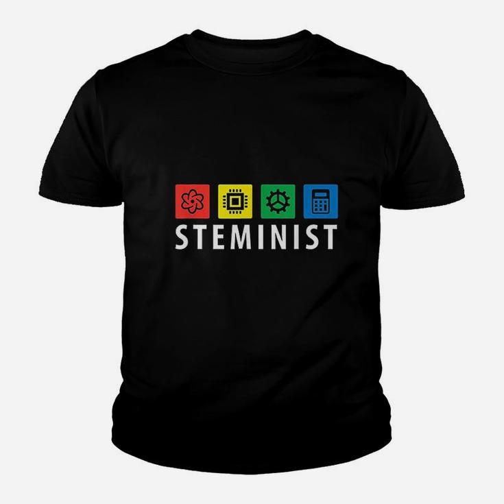 Steminist Support Stem Programs Feminist Youth T-shirt