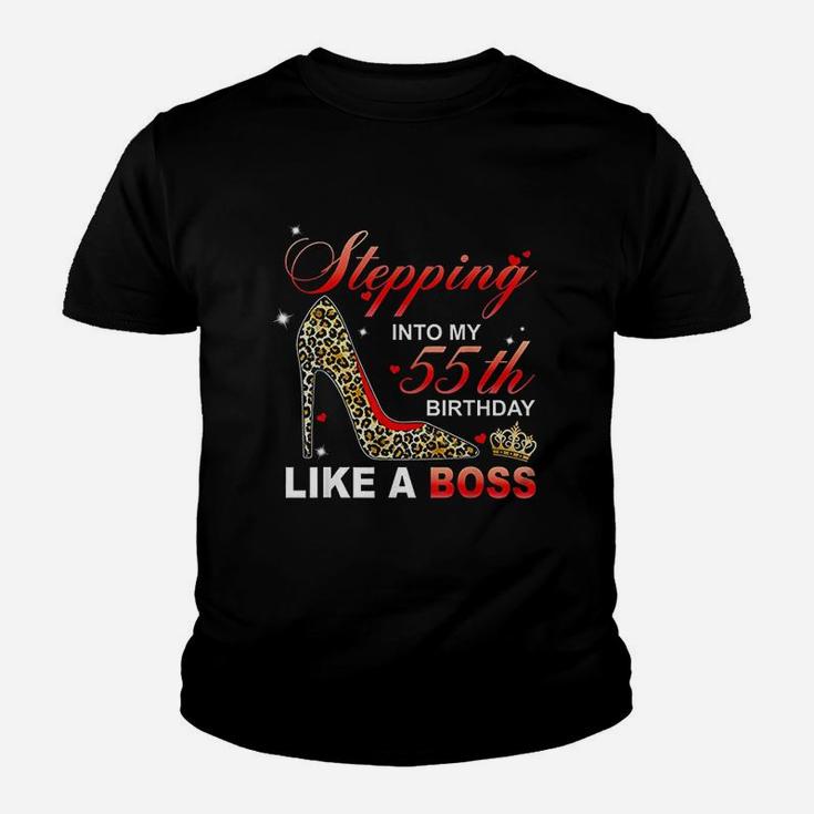 Stepping Into My 55Th Birthday Like A Boss Since 1965 Mother Youth T-shirt