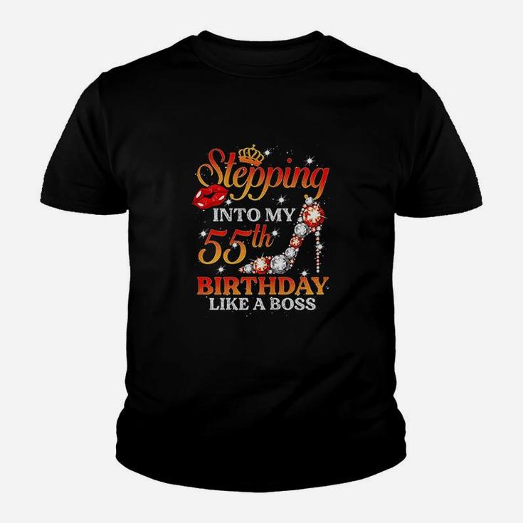 Stepping Into My 55Th Birthday Youth T-shirt