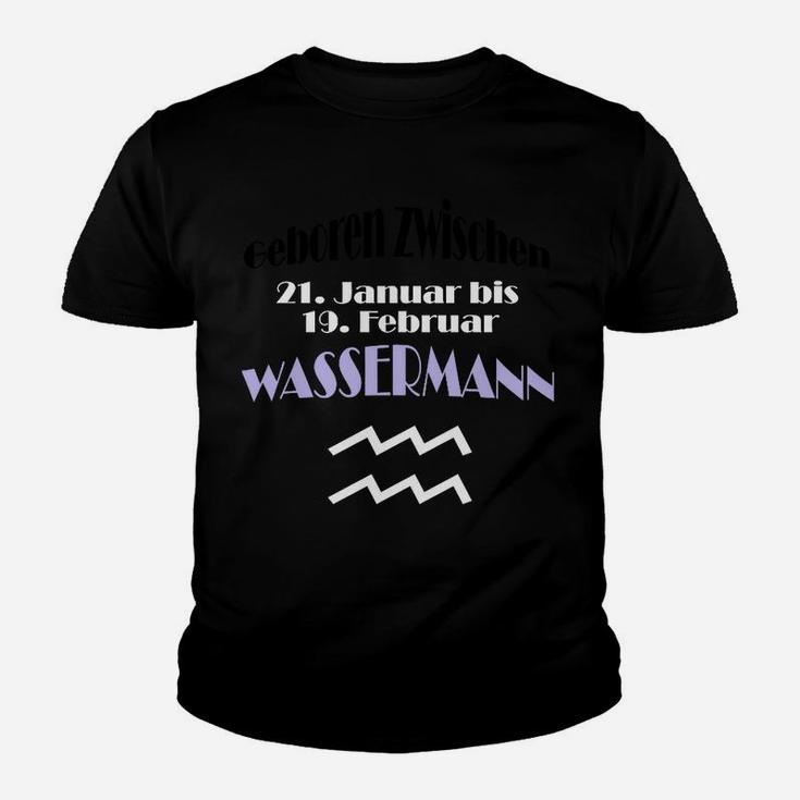 Sternzeichen Wassermann Kinder T-Shirt