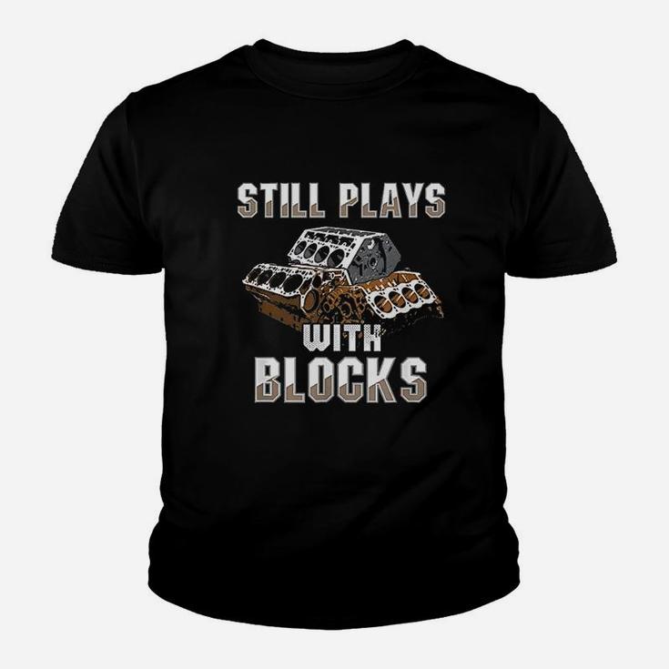 Still Plays With Blocks Youth T-shirt