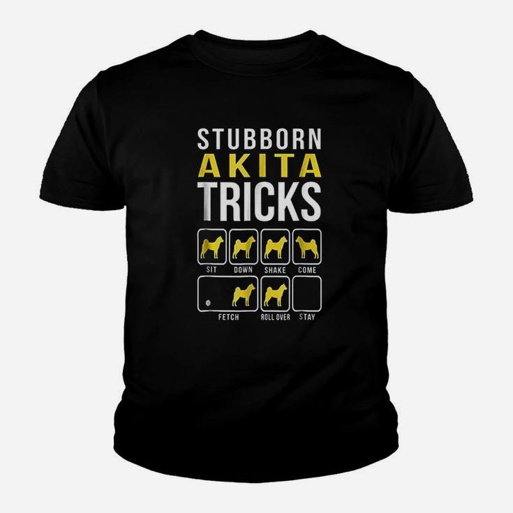 Stubborn Akita Tricks Youth T-shirt