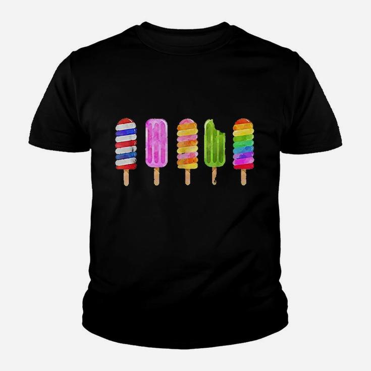 Summer Fun Birthday Camp Swimming Ice Cream Youth T-shirt