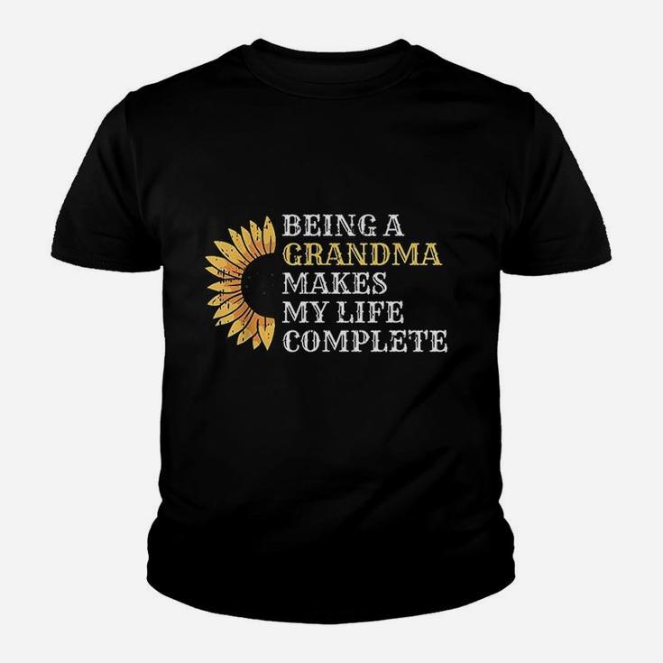 Sunflower Gam Gam Quote Inspirational Grandma Youth T-shirt