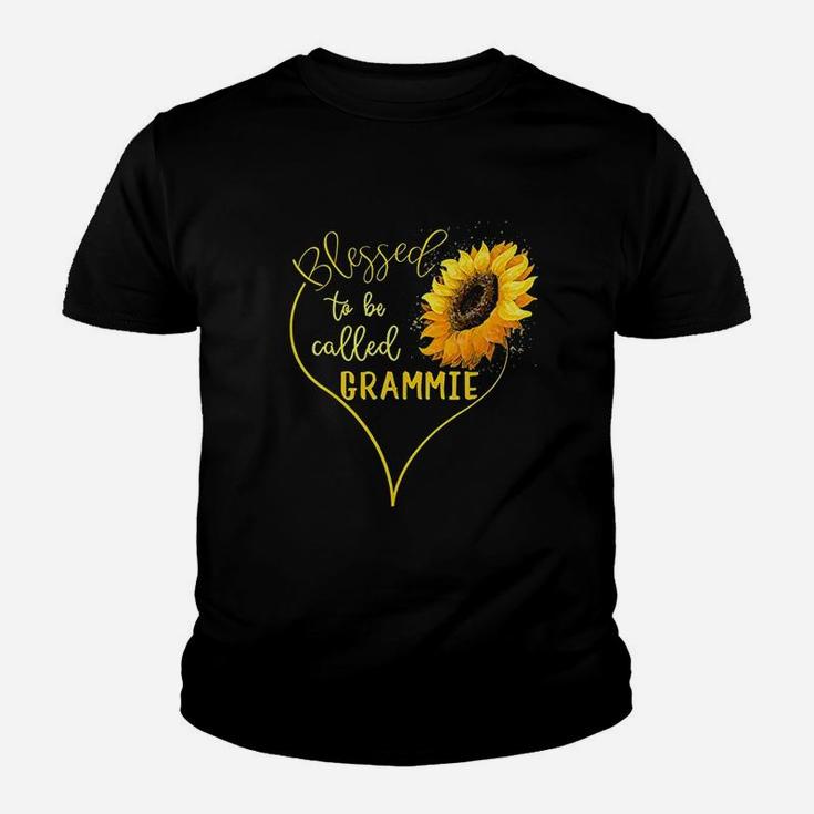 Sunflower Heart Blessed To Be Called Grammie Youth T-shirt