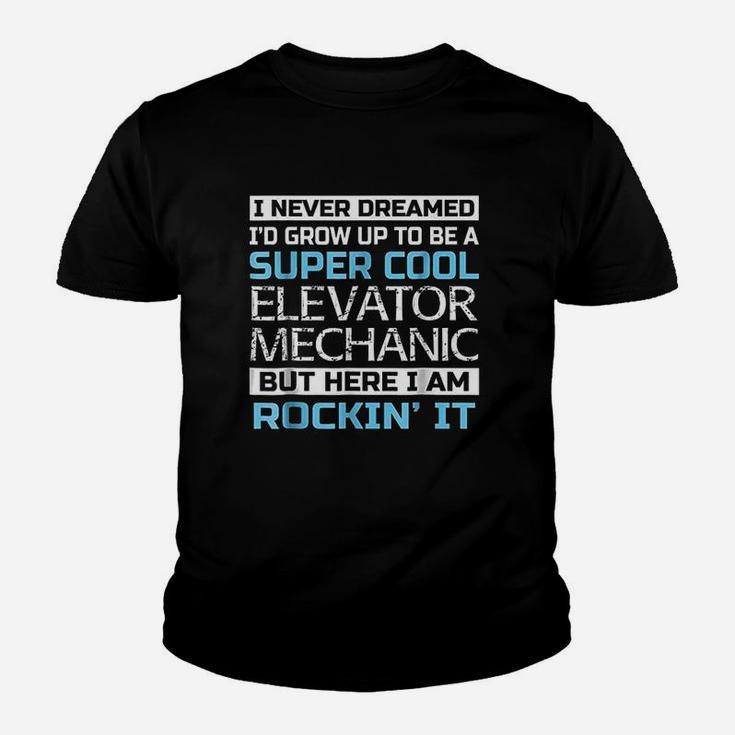 Super Cool Elevator Mechanic Youth T-shirt