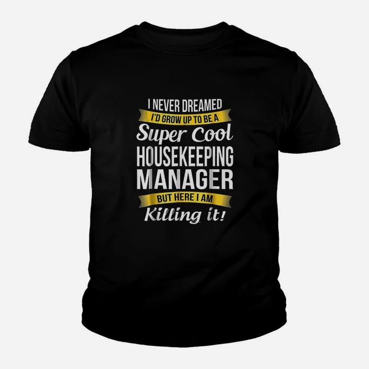 Super Cool Housekeeping Manager Youth T-shirt