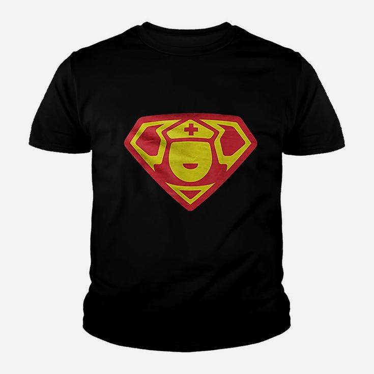 Super Nurse Superhero Superpower Funny Youth T-shirt